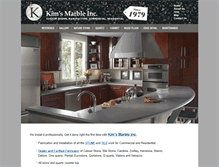 Tablet Screenshot of kimsmarble.com